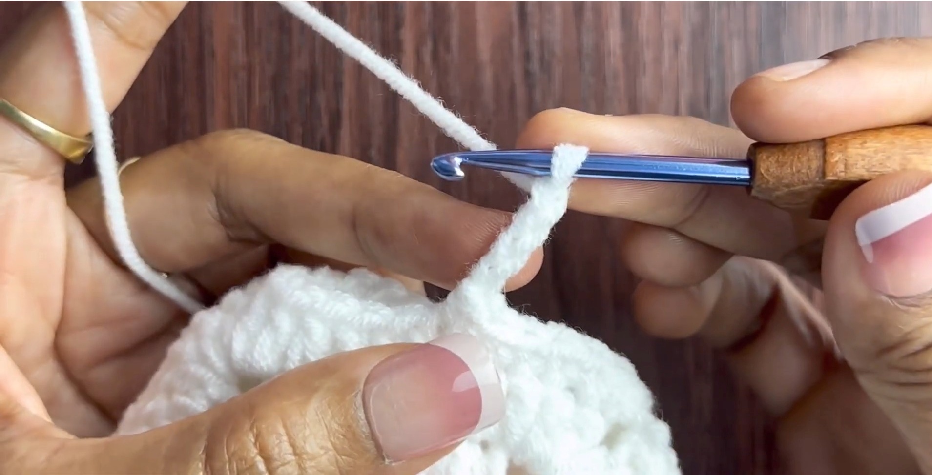 Learn to Crochet a Heart Granny Square Mini Bag