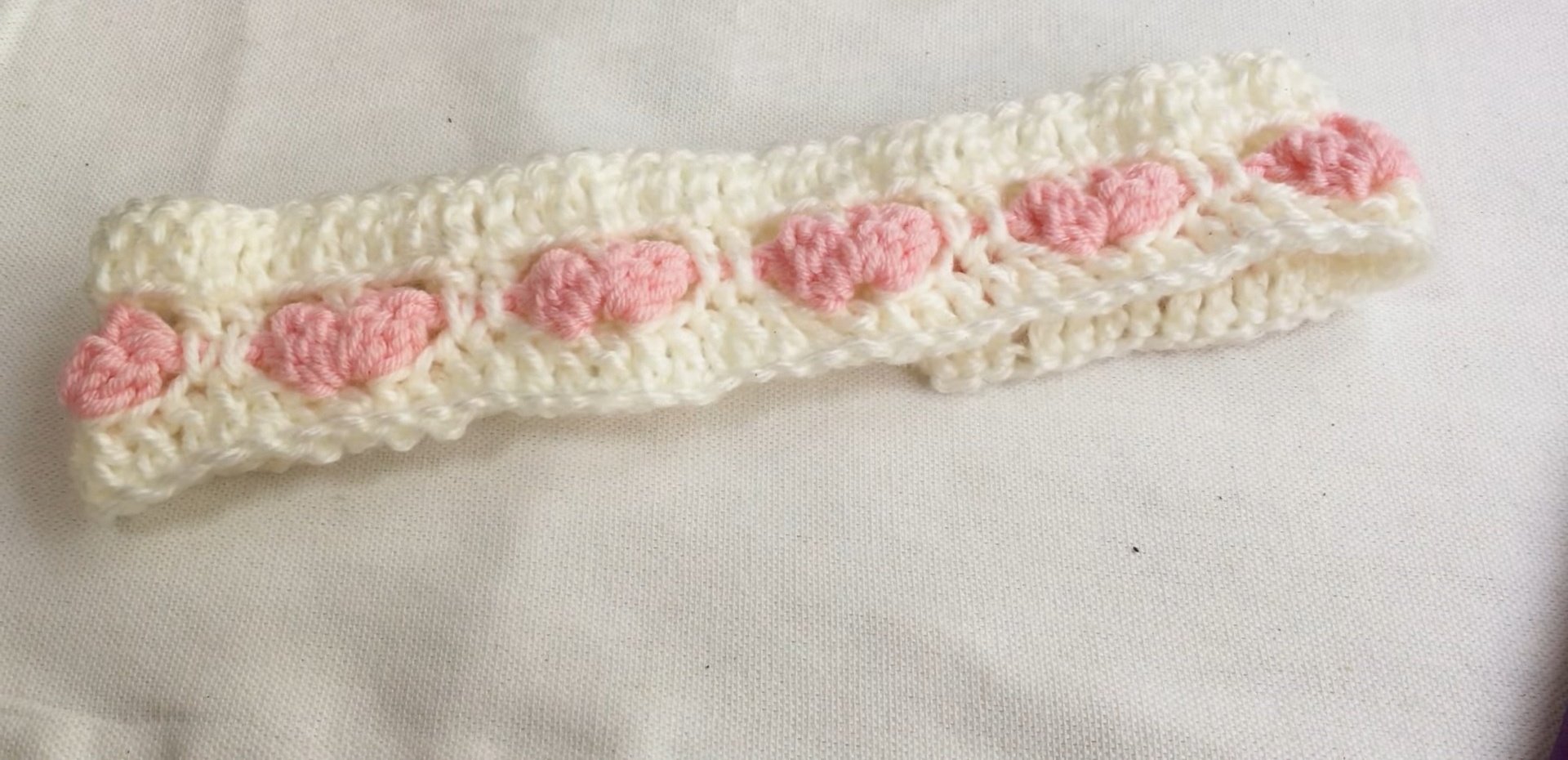Easy Crochet Strawberry Headband Tutorial