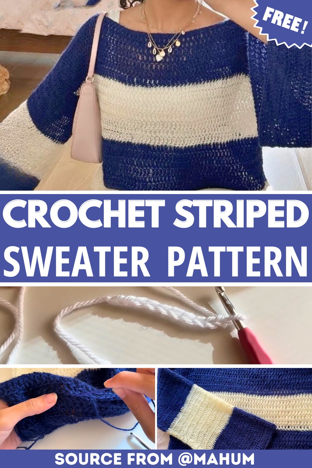 How to Crochet a Custom Striped Sweater for Winter Wardrobes