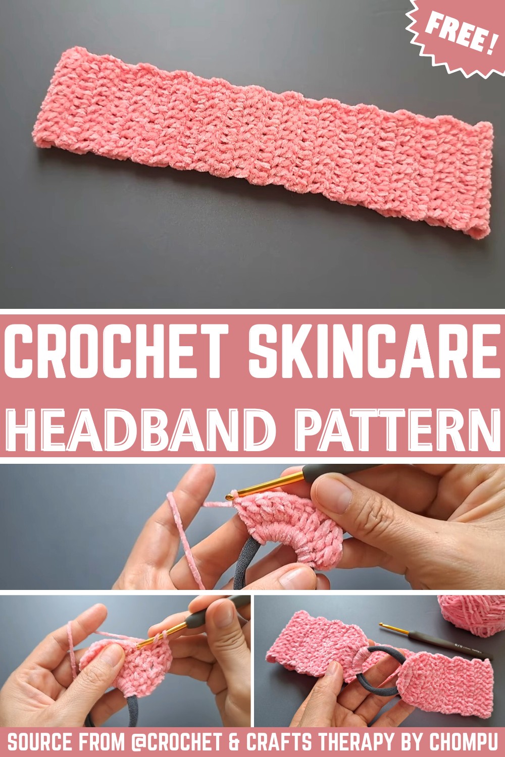 How to Crochet a Stylish and Functional Skincare Headband