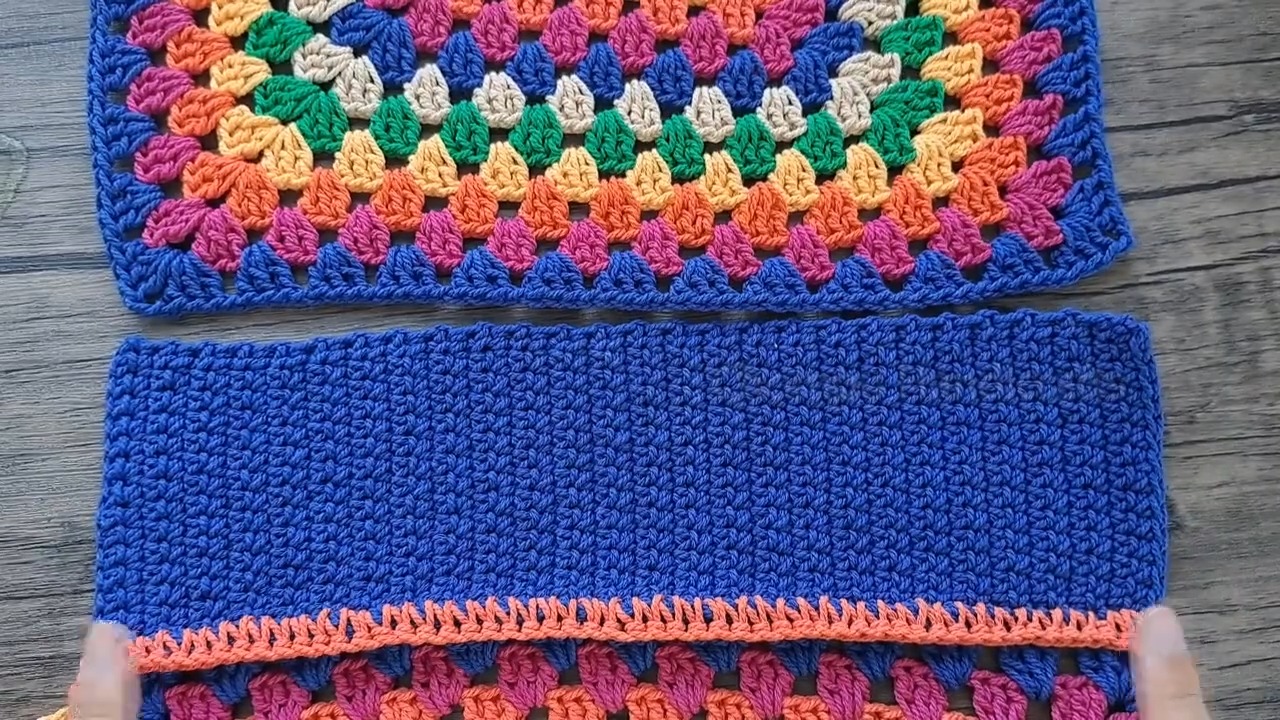 Crochet Granny Square Bag Tutorial – Fun and Functional Design