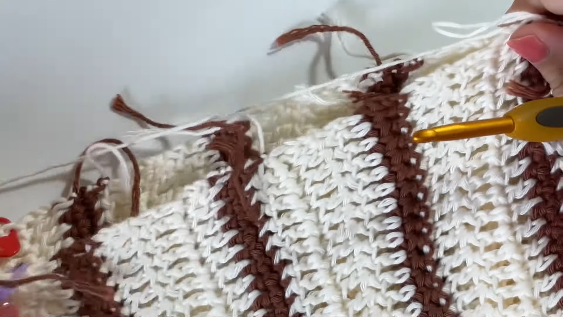 Crochet Striped Cardigan – Customizable, Stylish, and Lightweight Design