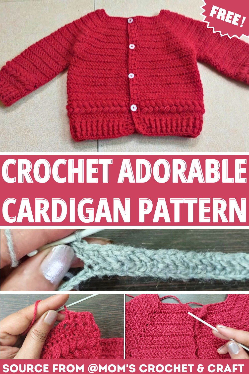 Step-by-Step Guide to Crochet an Adorable Cardigan for a 1-Year-Old