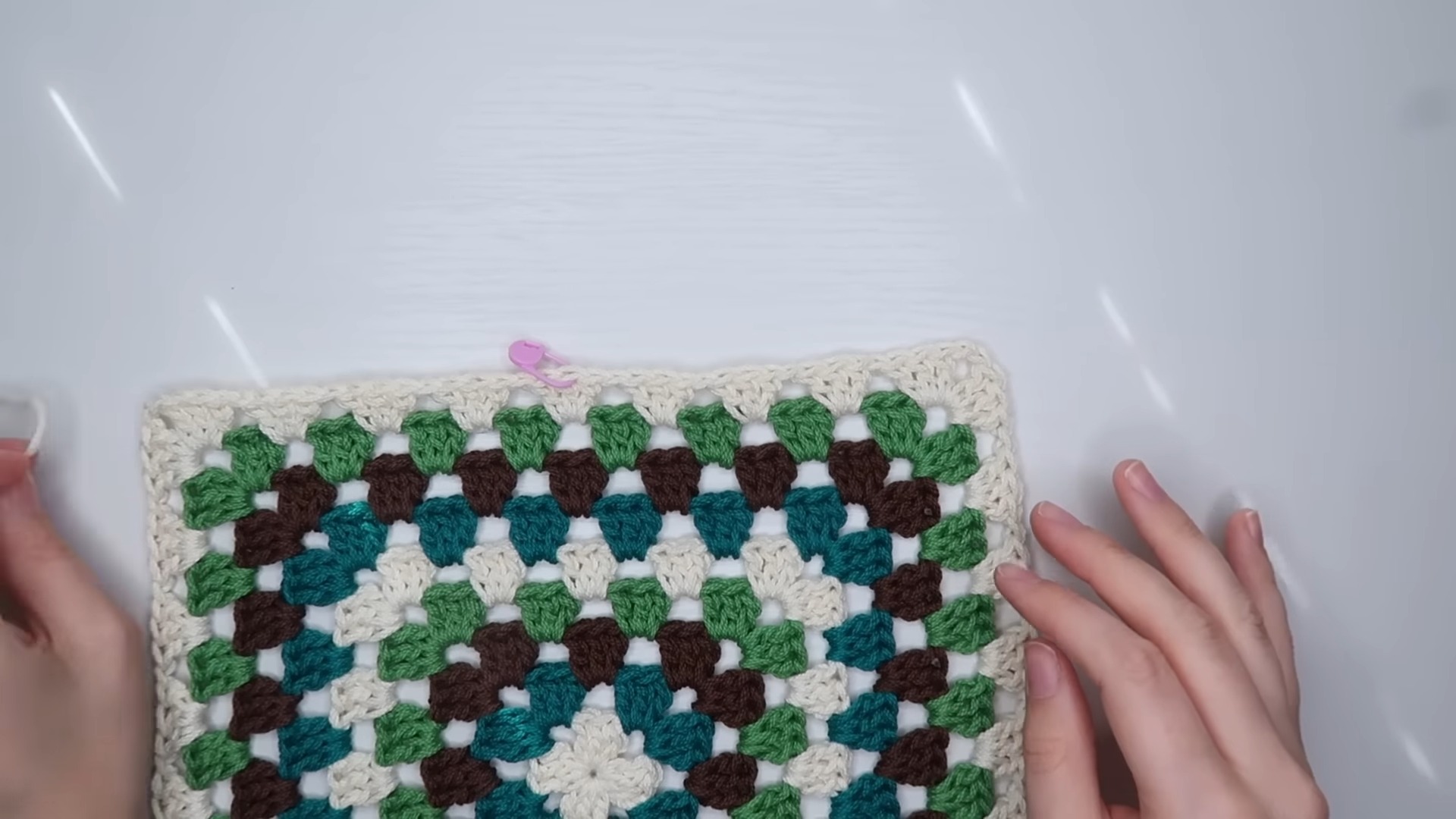 Crochet Granny Square Vest Customizable Pattern