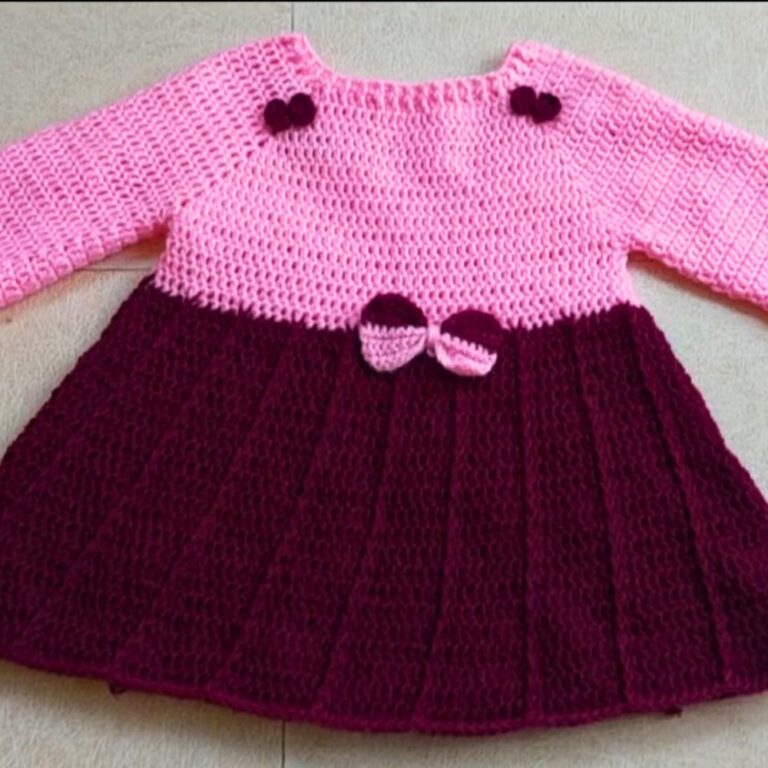 Learn to Crochet an Adorable Frock for 2 to 3-Year-Olds