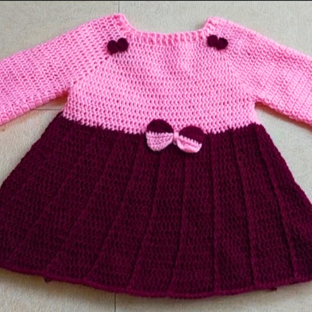 Learn to Crochet an Adorable Frock for 2 to 3-Year-Olds