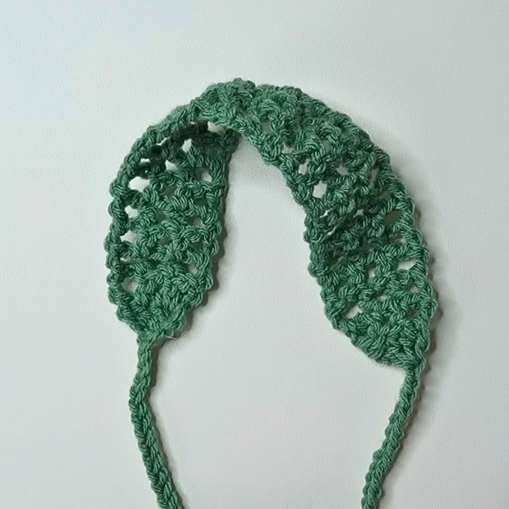 Easy Crochet Mesh Headband Tutorial for Beginners
