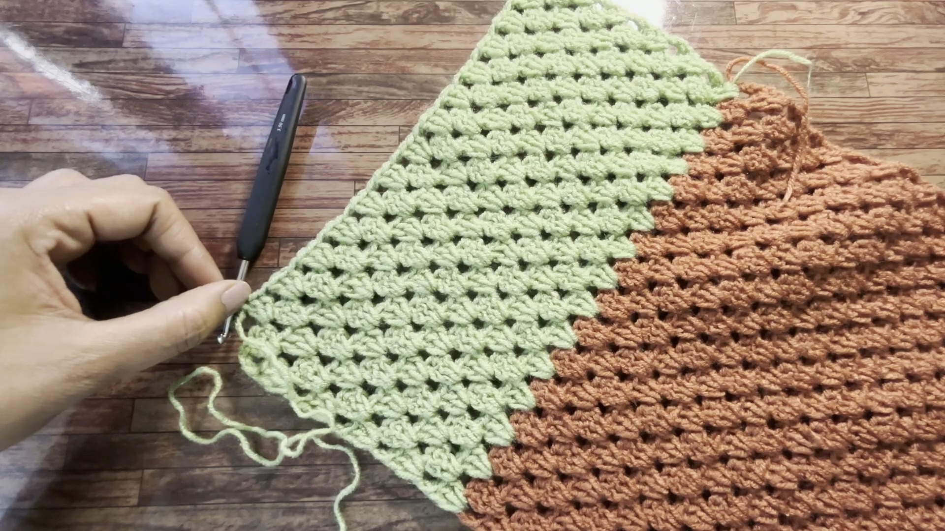 Step-by-Step Granny Stitch Crochet Shirt for Men