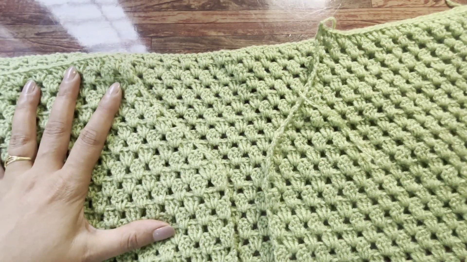 Step-by-Step Granny Stitch Crochet Shirt for Men