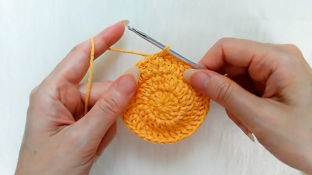 Functional Crochet Pumpkin Coaster for Thanksgiving Décor