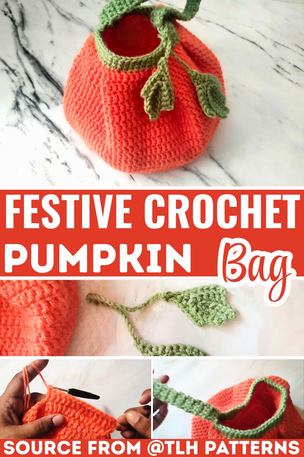 Crochet a Festive Pumpkin Bag Perfect for Thanksgiving