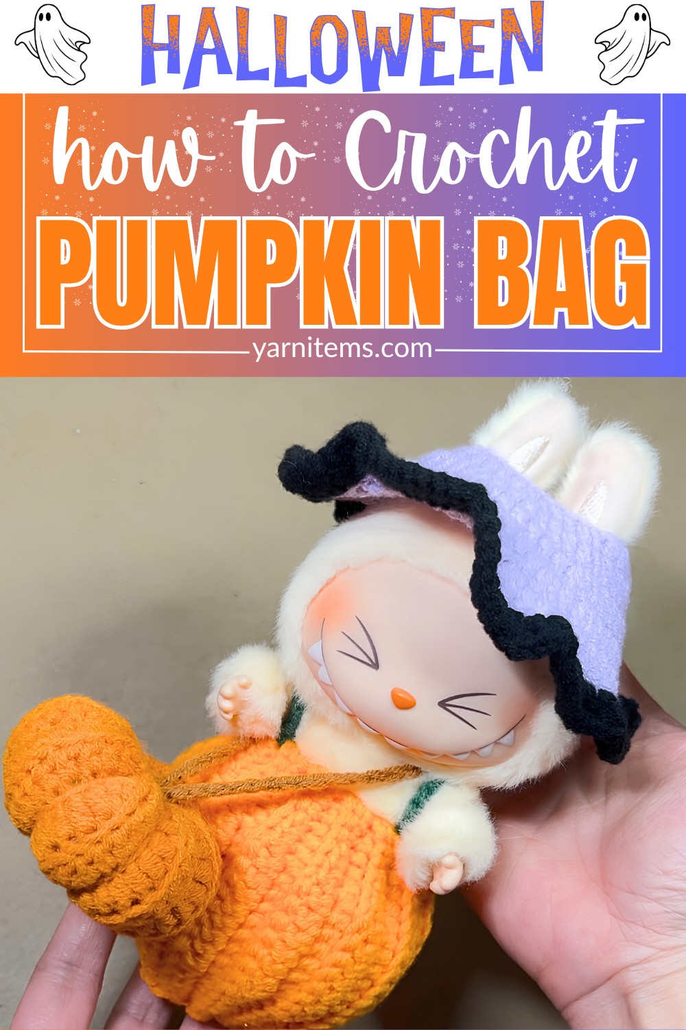 Crochet Pumpkin Bag