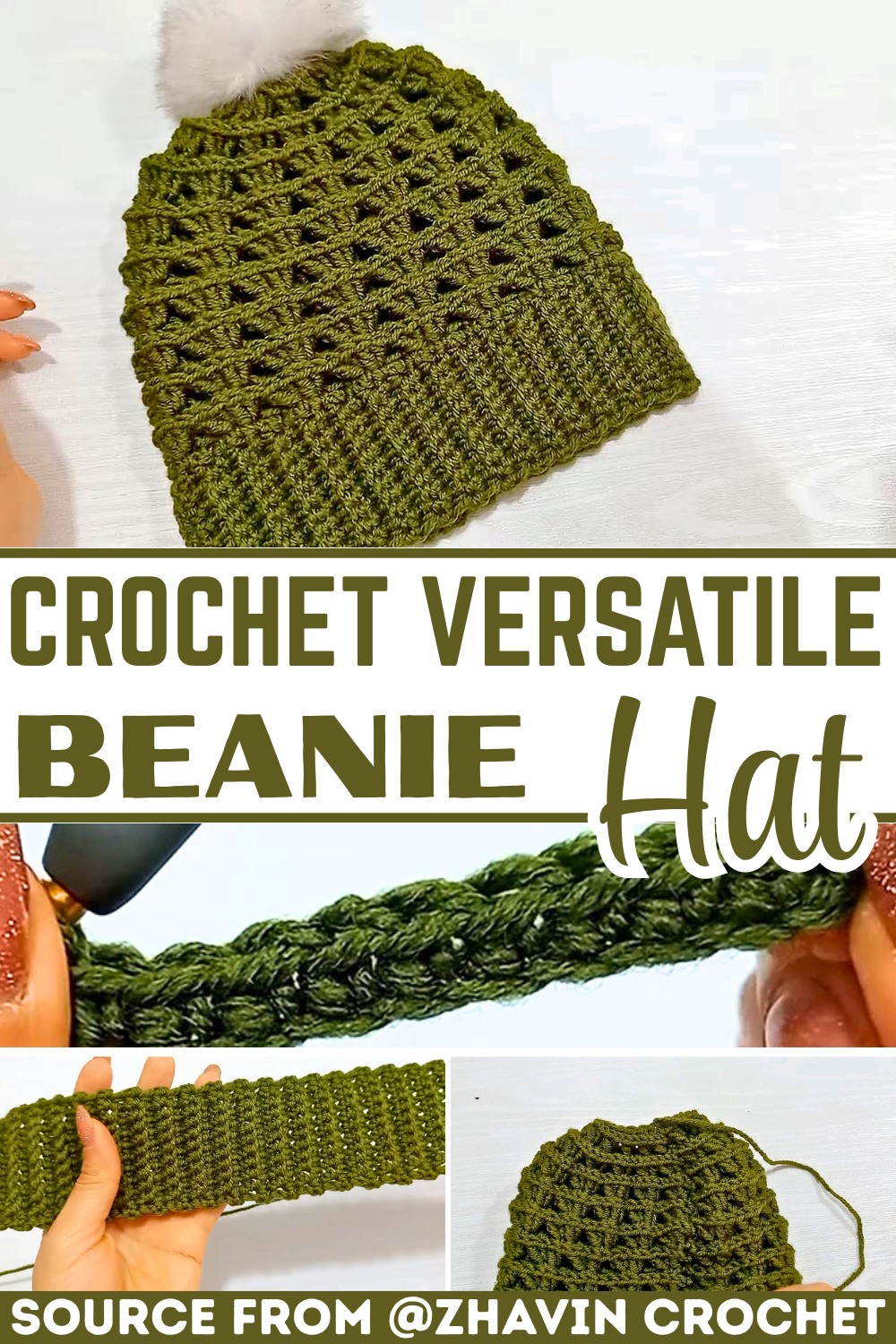 Crochet Beanie Hat Tutorial – Warm & Versatile Design