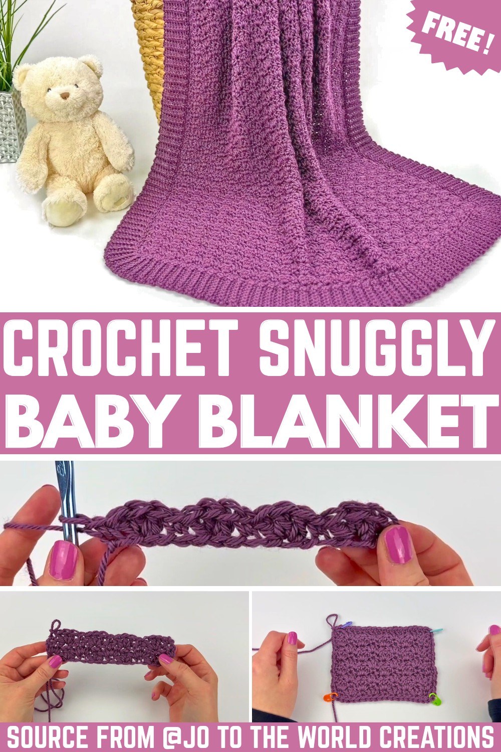 How to Crochet a Snuggly Baby Blanket with Step-by-Step Instructions
