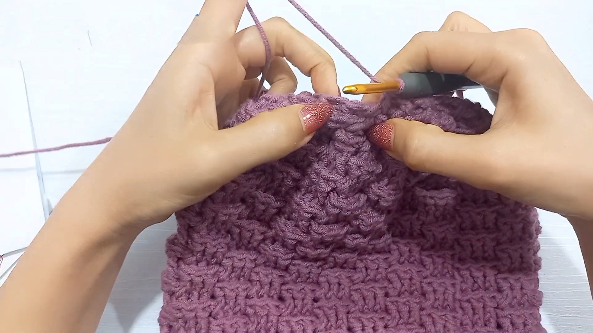 Create a Stunning Basket Weave Crochet Beanie Hat