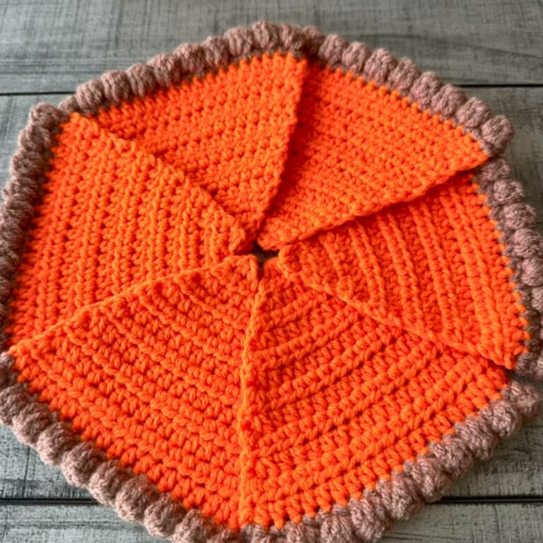 Festive Crochet Pumpkin Pie Coasters for Thanksgiving