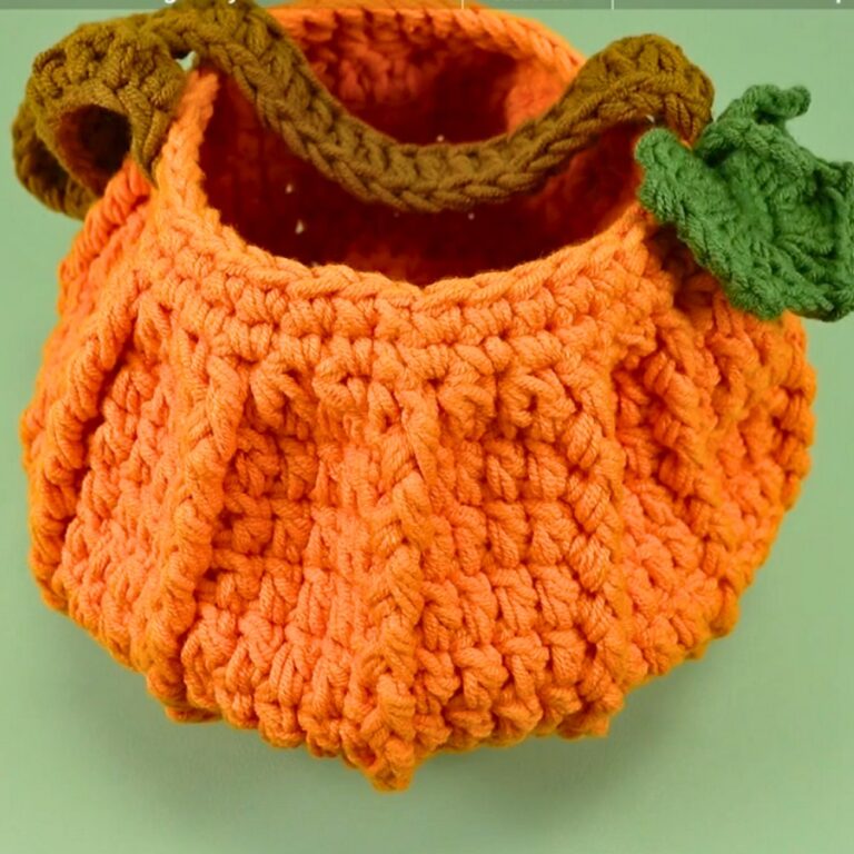 Crochet a Festive and Functional Pumpkin Bag for Halloween and Thanksgiving