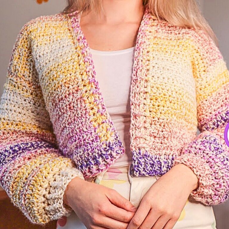 Crochet Cardigan Pattern for Beginners - Customizable, Stylish, and Cozy