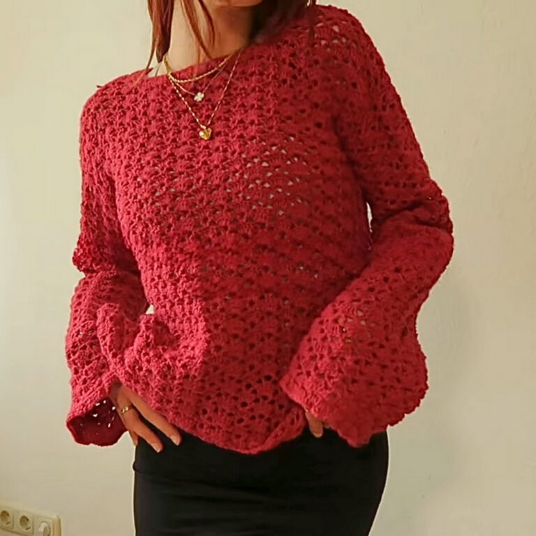 Step-by-Step Guide to Craft a Stylish Handmade Crochet Sweater