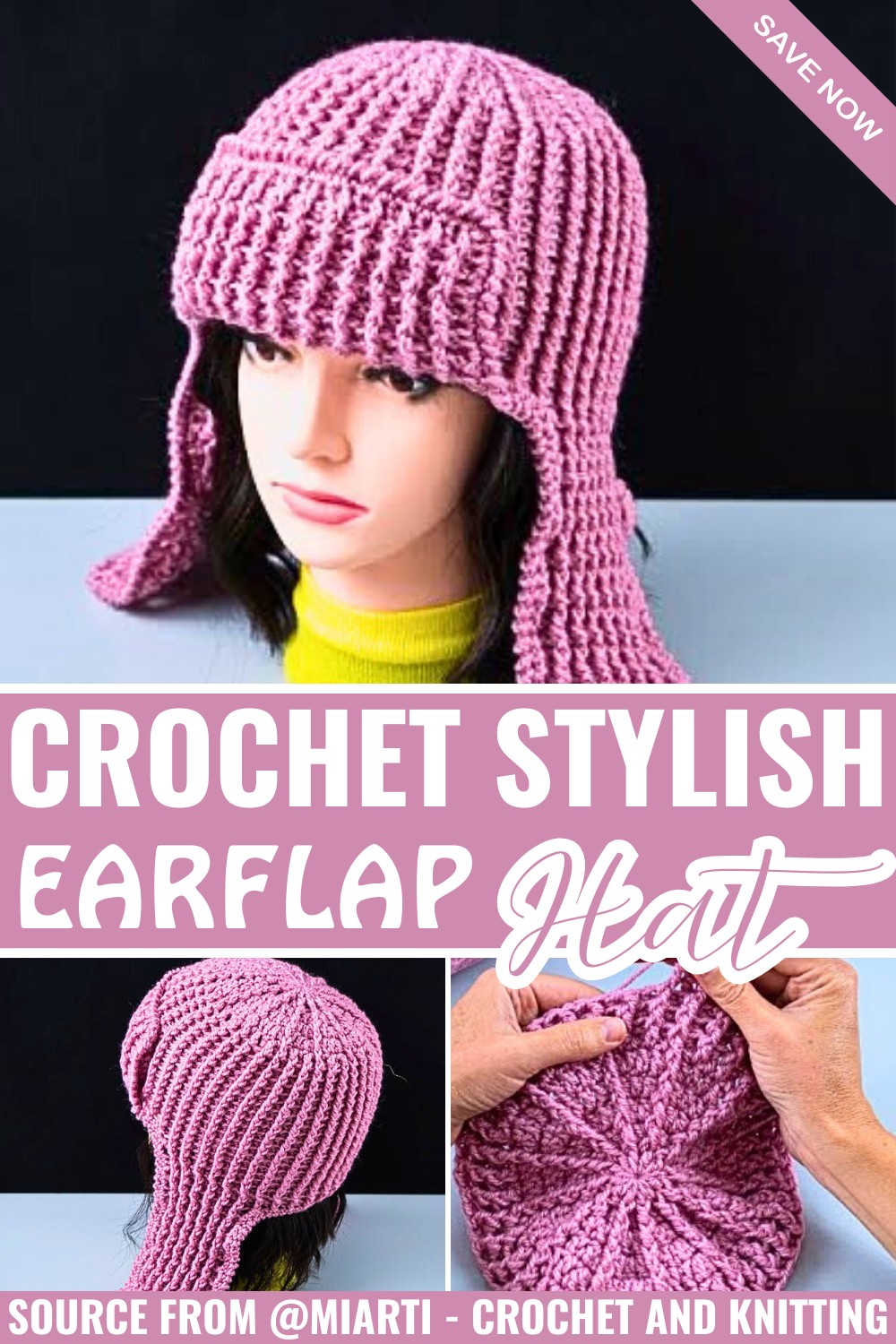 Cozy and Stylish Crochet Earflap Hat Pattern