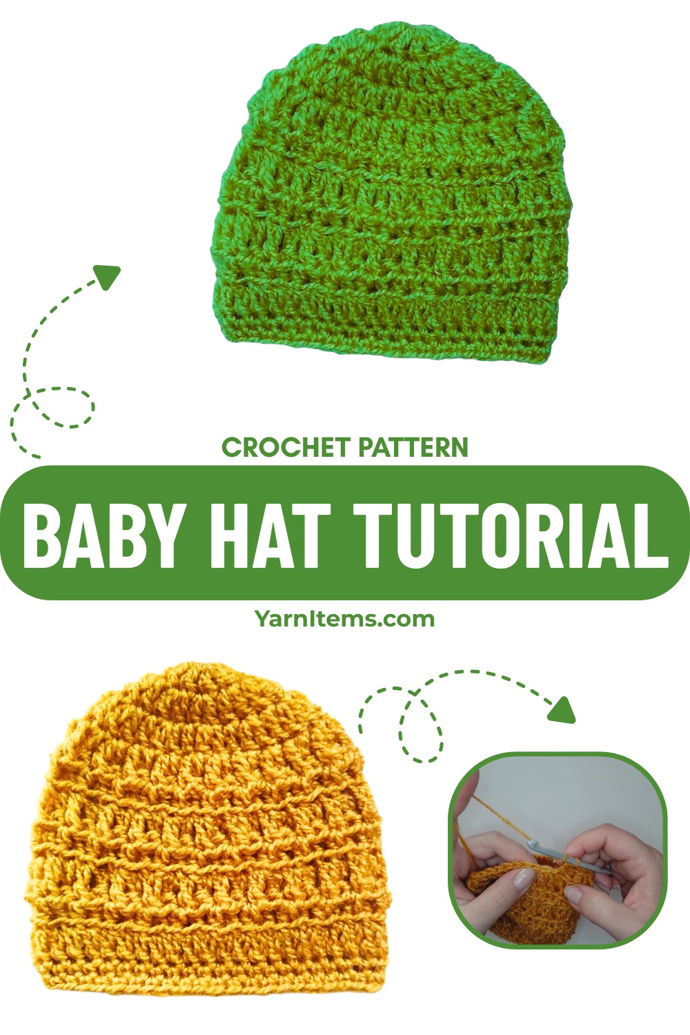 Crochet Baby Hat Tutorial: Make a Cozy Hat for 0-3 Month