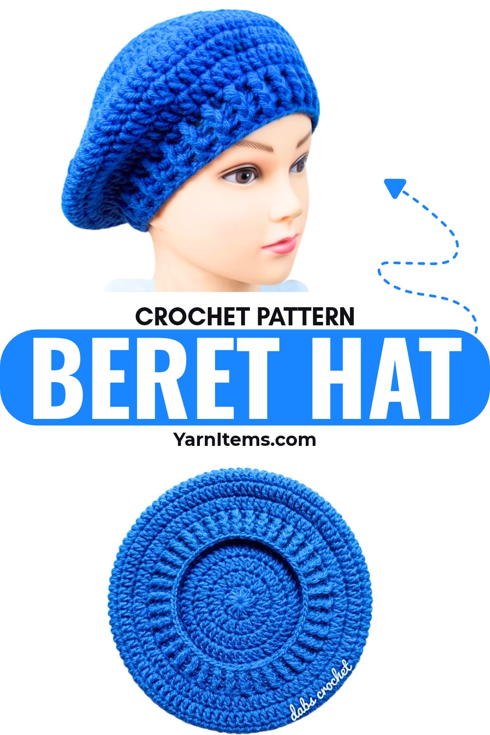 Crochet Beret Hat Tutorial - Step-by-Step Guide for a Stylish & Cozy Design