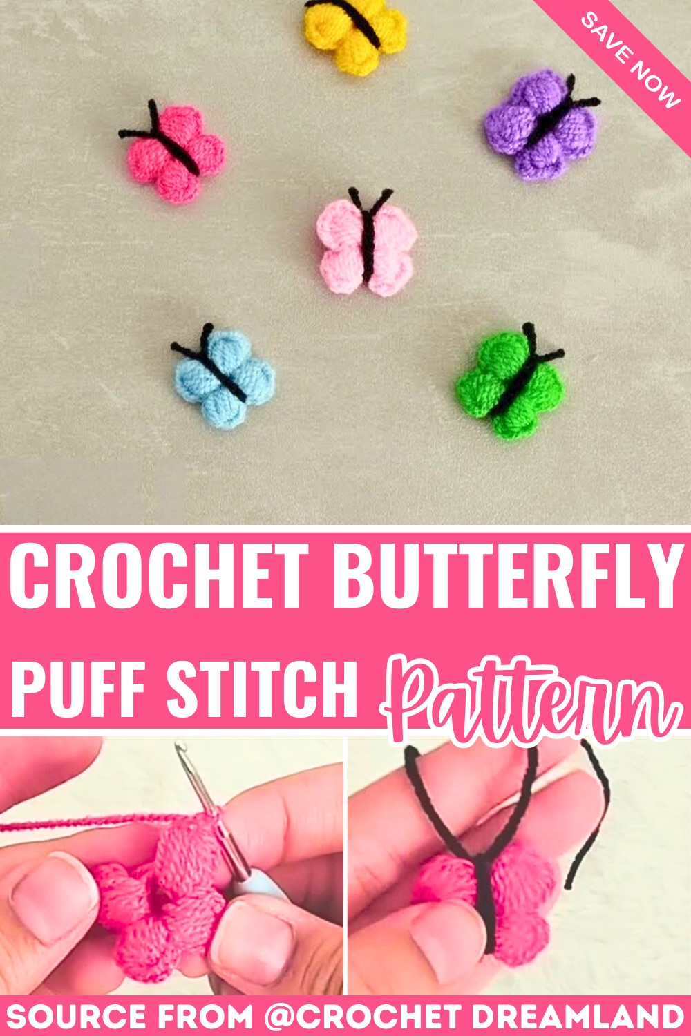 How to Create the Crochet Butterfly Puff Stitch for Beautiful Projects