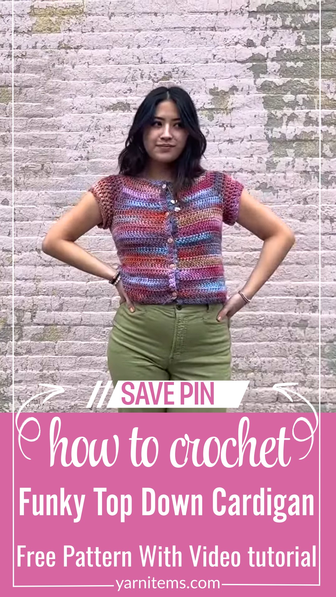 Crochet the Funky Top Down Cardigan – Stylish, Versatile, and Easy-to-Layer Design