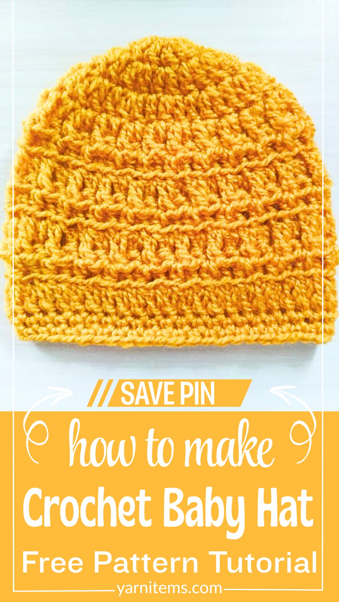 Easy Crochet Baby Hat Tutorial for 0-3 Months – Step-by-Step Pattern for Beginners