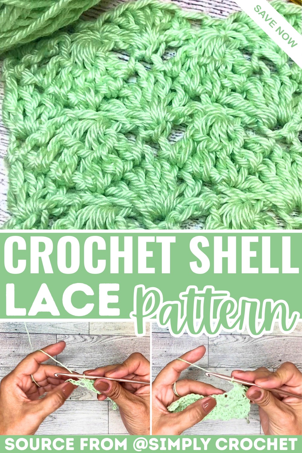 How to Crochet Shell Lace with Interlaced Patterns for Accessories and Décor