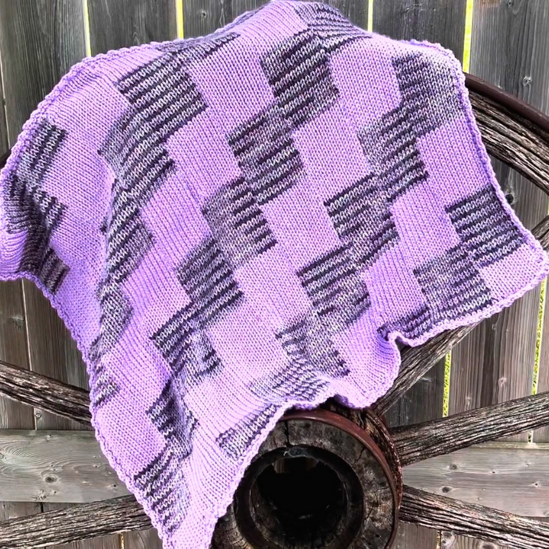 Step-by-Step Guide to Knitting the “Diagonal Delight” Baby Blanket