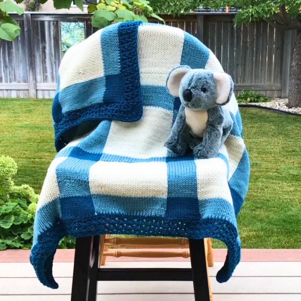 Step-by-Step Guide to Knitting a Gingham Baby Blanket