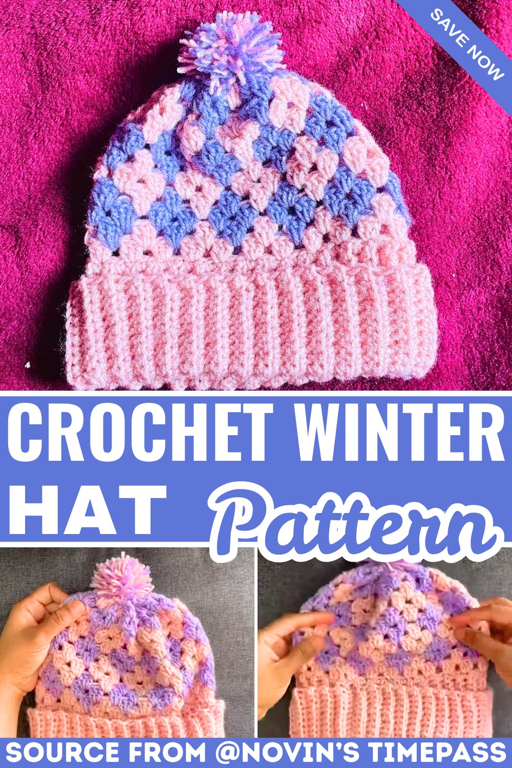 Easy to Make Crochet Winter Hat Pattern