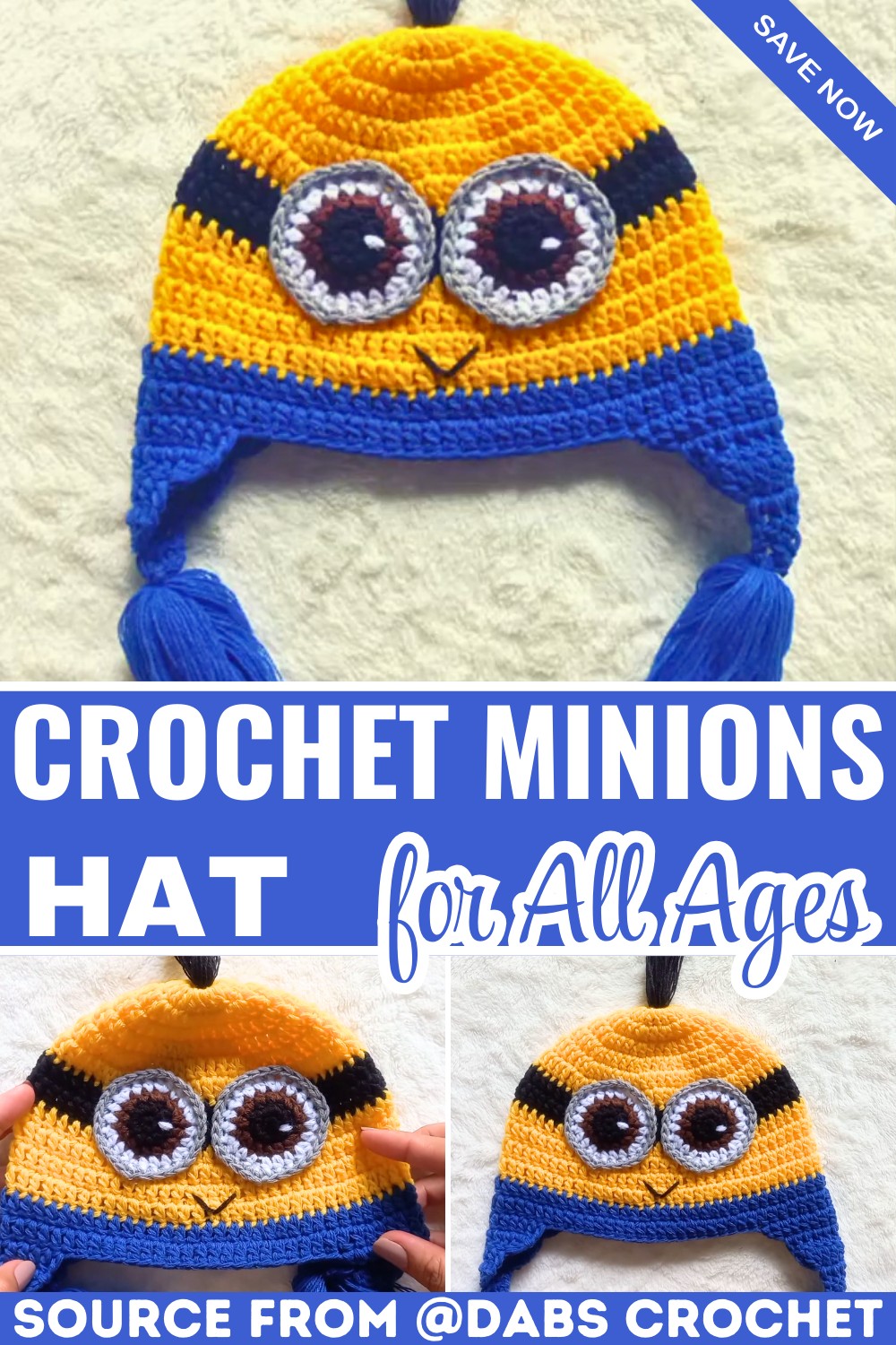 Fun & Functional Crochet Minions Hat Pattern for All Ages