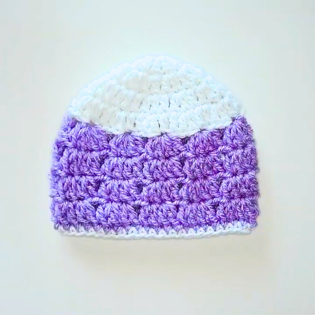 How To Crochet A Cute And Durable Baby Girl Hat With This Step-by-step Tutorial