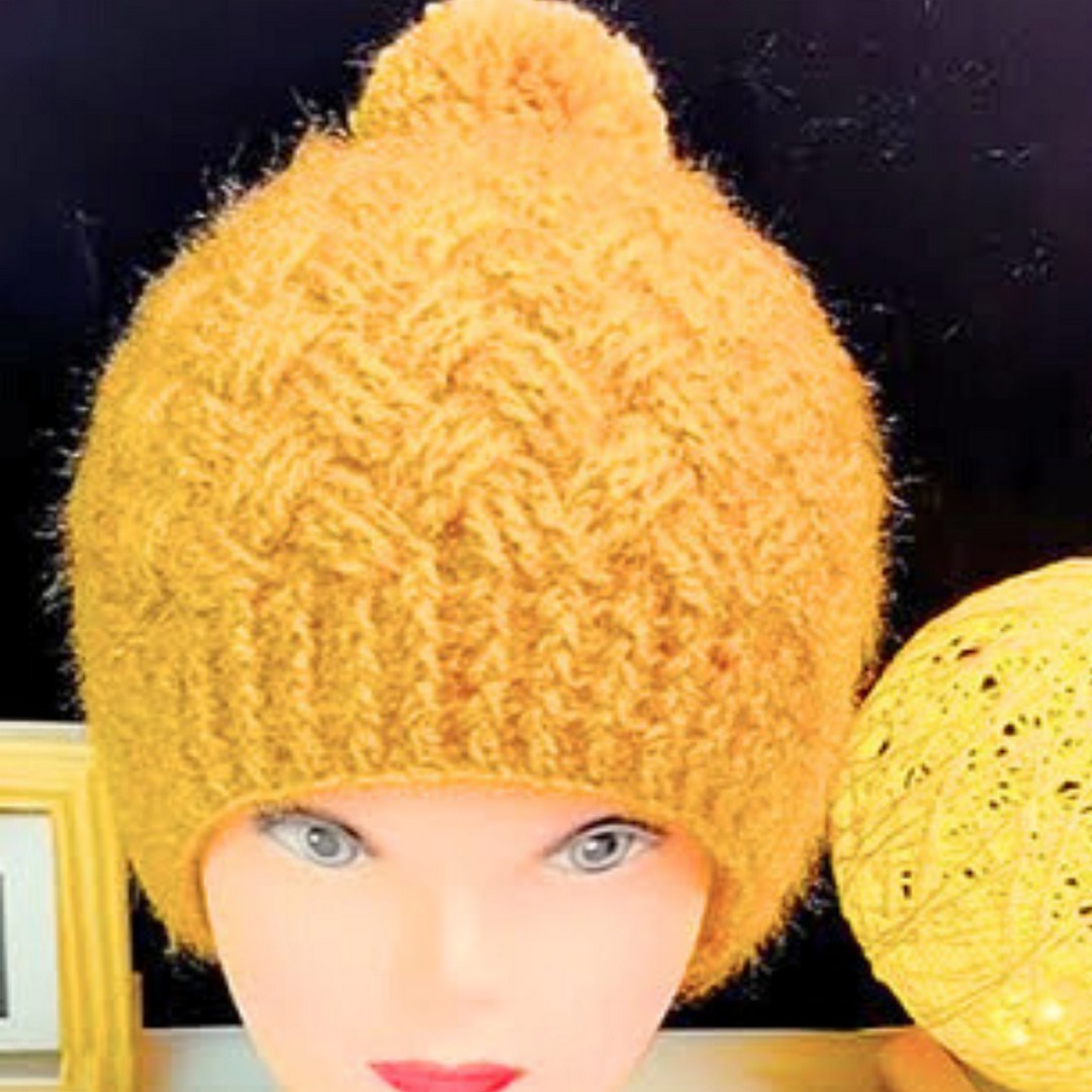 How To Crochet A Two-color Beanie Hat Using A Unique Pattern