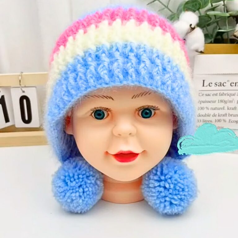 How To Crochet A Warm Winter Beanie Hat For Kids And Adults