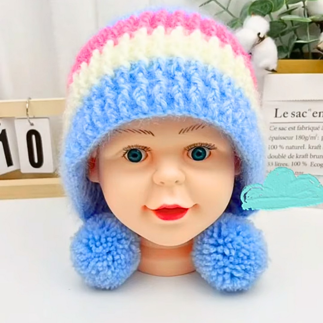 How To Crochet A Warm Winter Beanie Hat For Kids And Adults