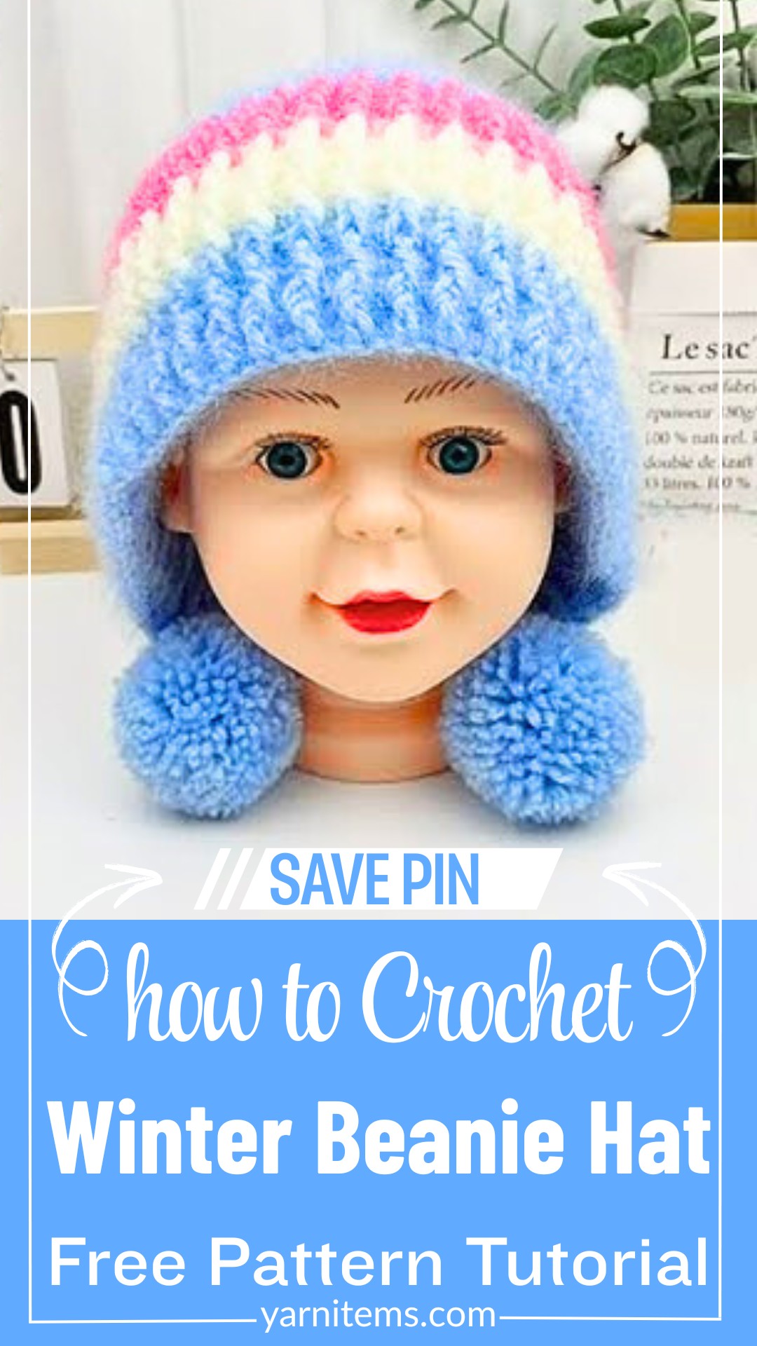 How To Crochet A Warm Winter Beanie Hat For Kids And Adults