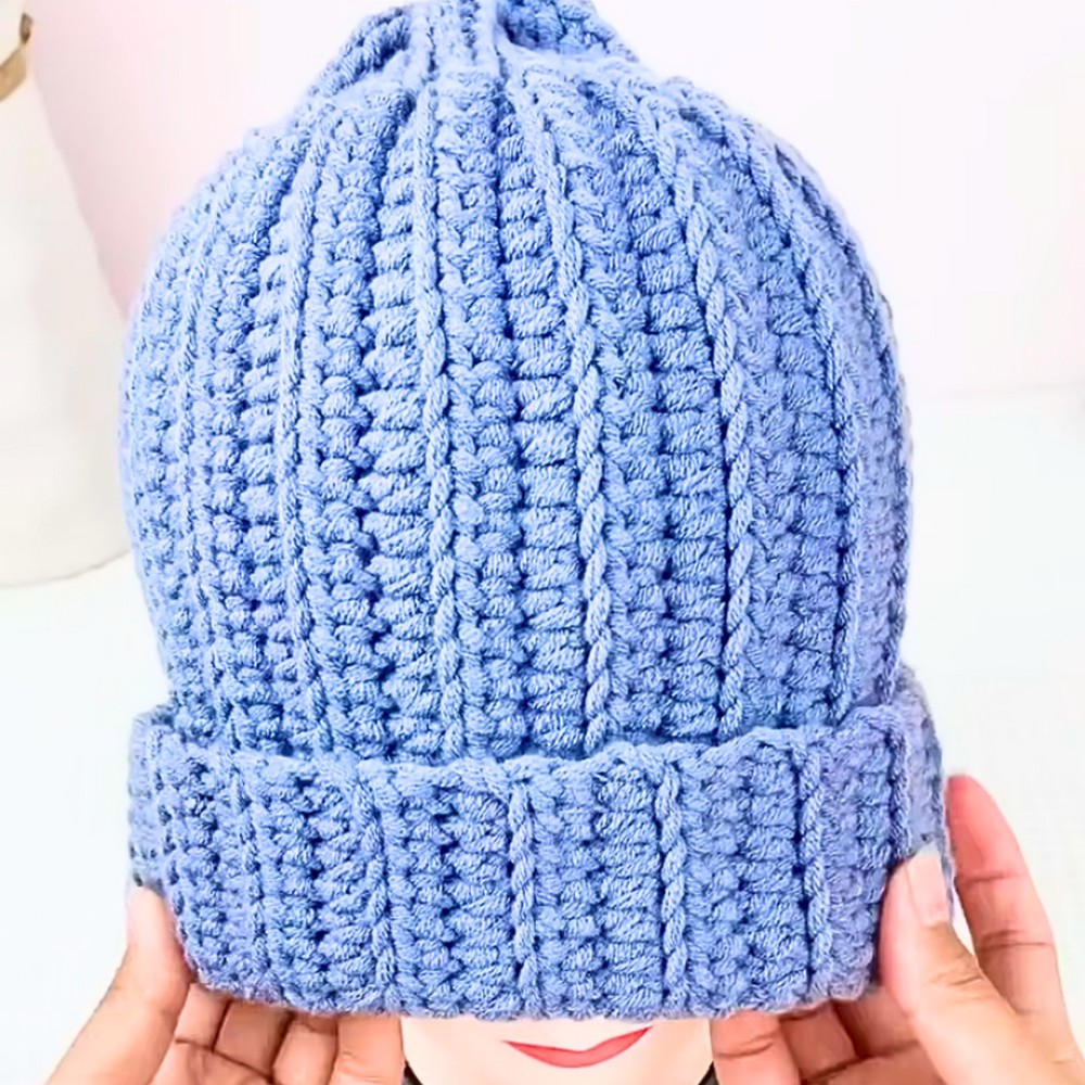 How To Crochet A Stylish And Cozy Beanie Hat For Men Step By Step With Ease