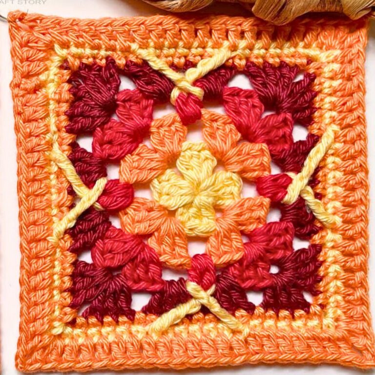 How To Crochet The Stunning Crisscross Granny Square Pattern