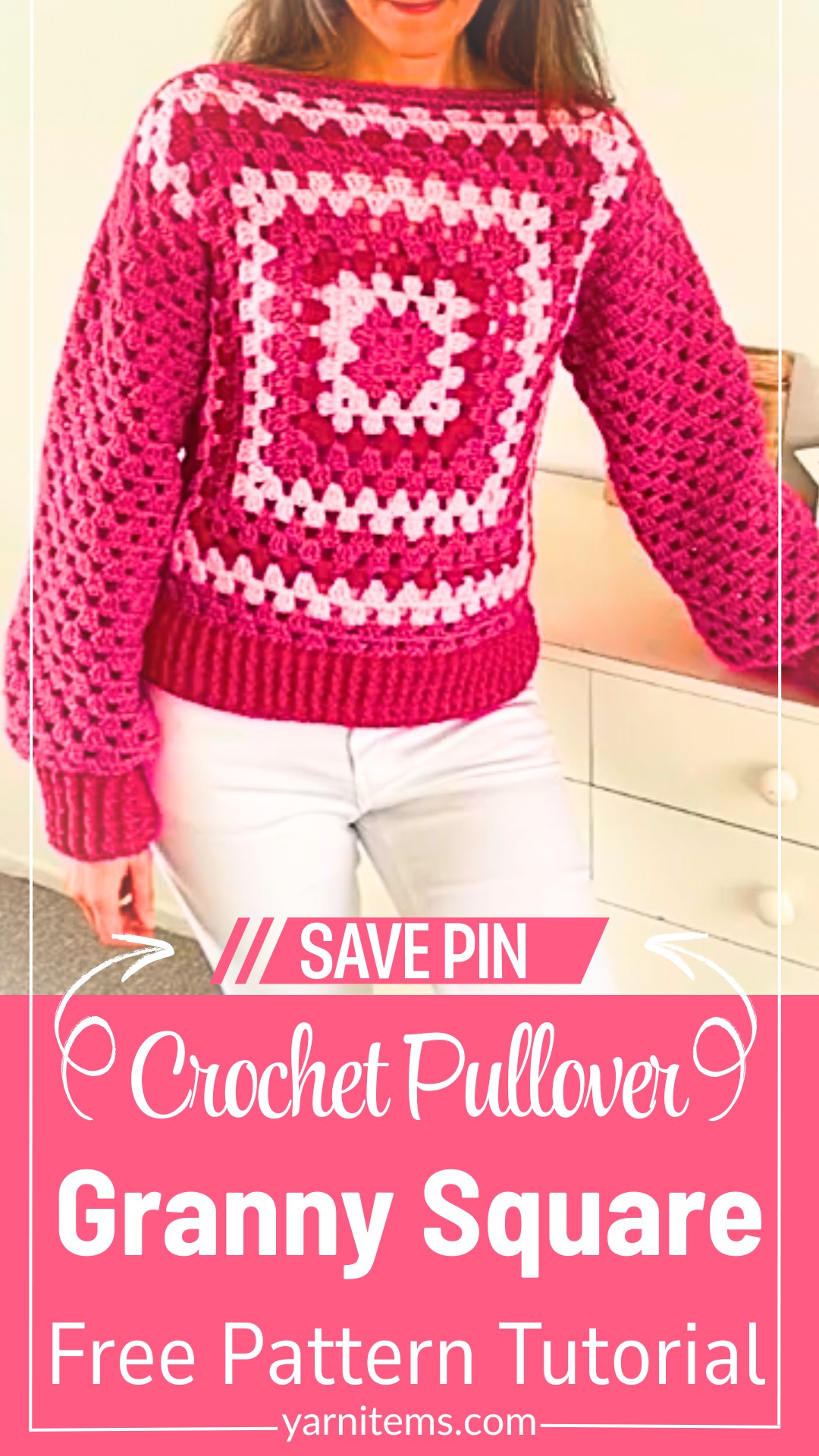 How to Create a Stylish Crochet Granny Square Pullover for Any Season