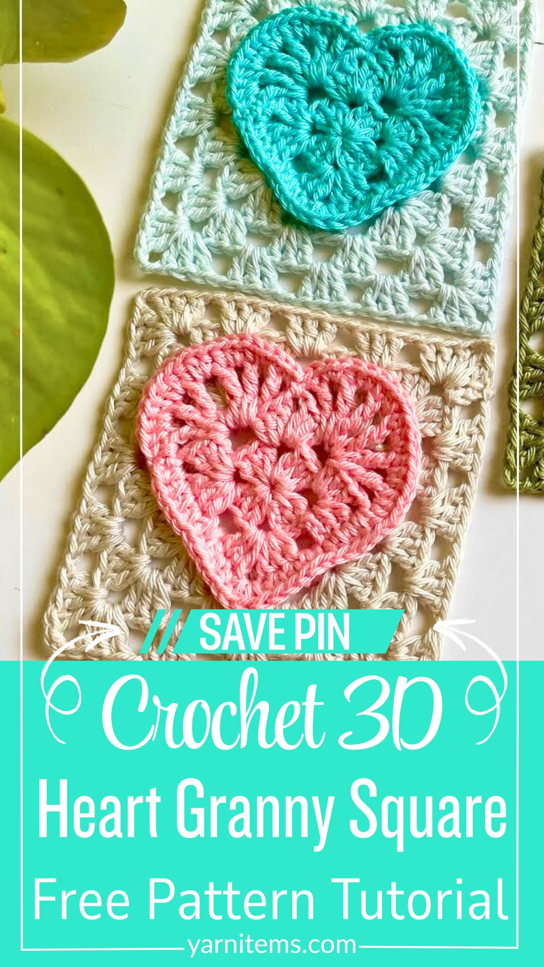 How to Crochet a 3D Heart Granny Square for Stunning Home Décor and Gifts