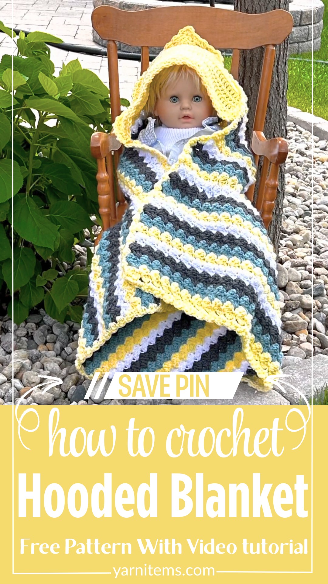 How to Crochet a Beautiful & Functional Hooded Blanket for Babies and Toddlers