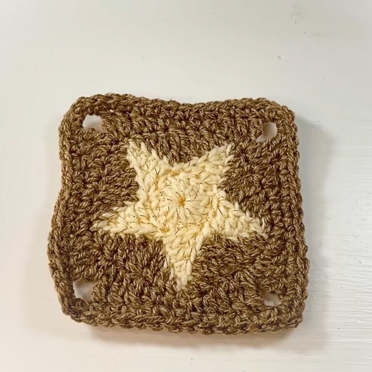 How to Crochet a Star Granny Square for Blankets, Decorations, and More