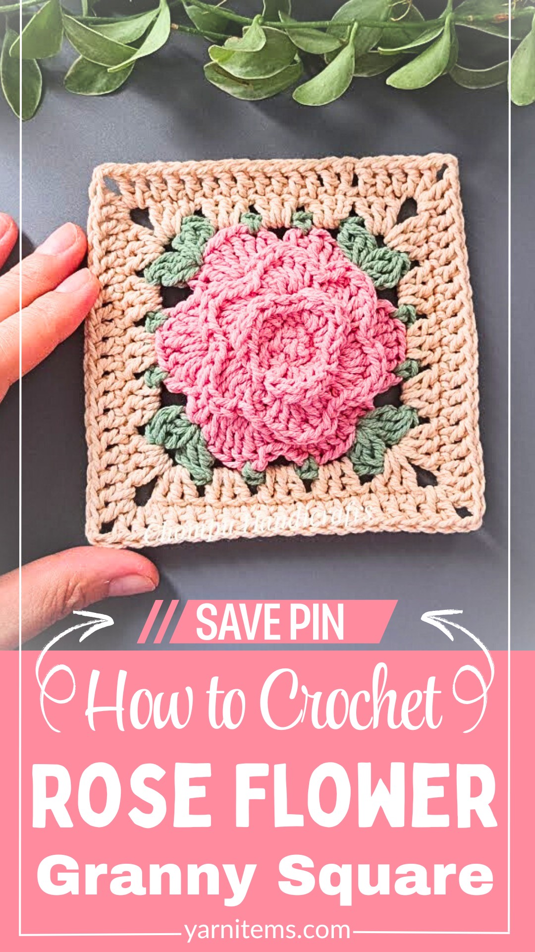 How to Crochet a Stunning Rose Flower Granny Square for Elegant and Functional Projects