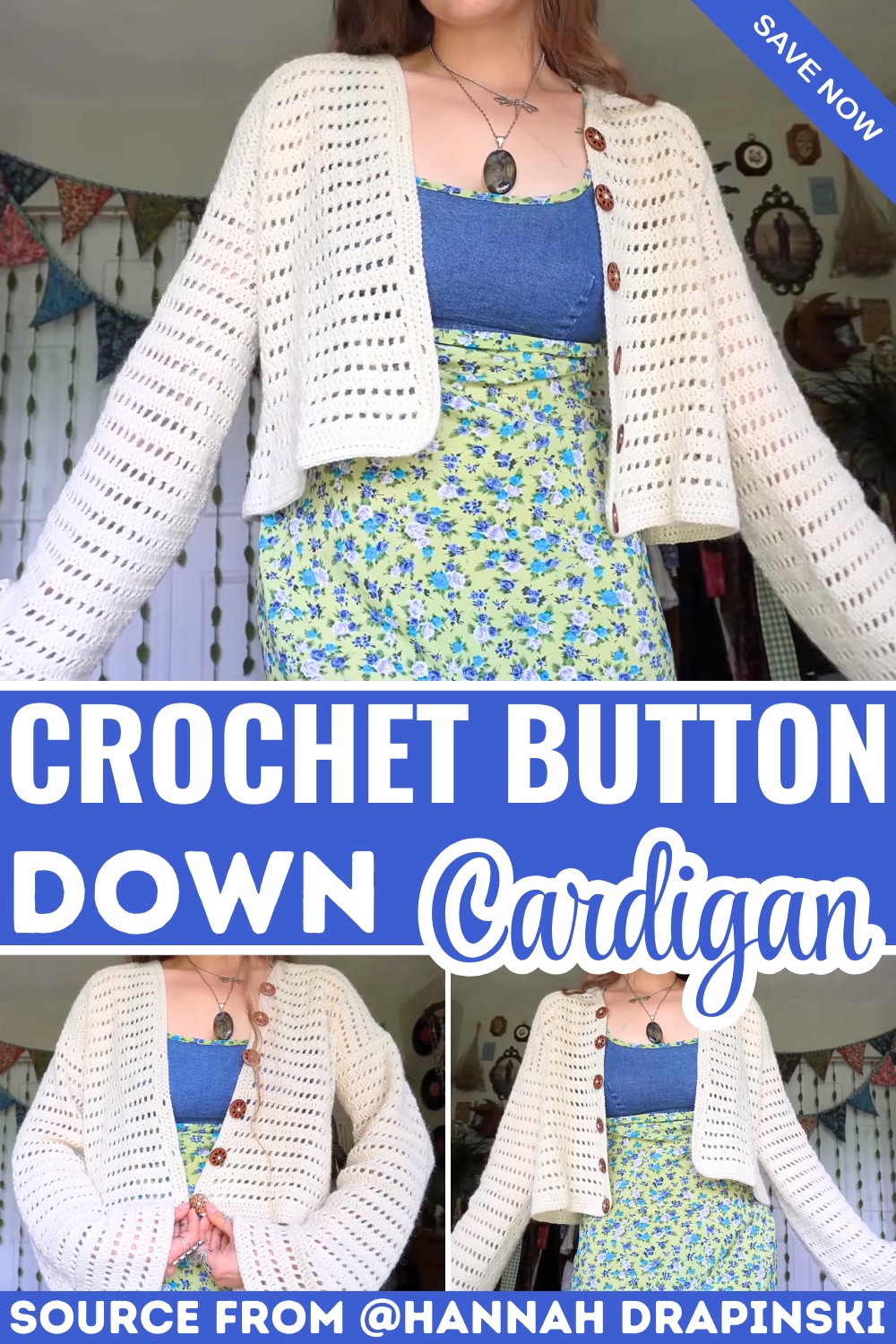 How to Crochet a Stylish and Functional Button-Down Cardigan with Customizable Pattern