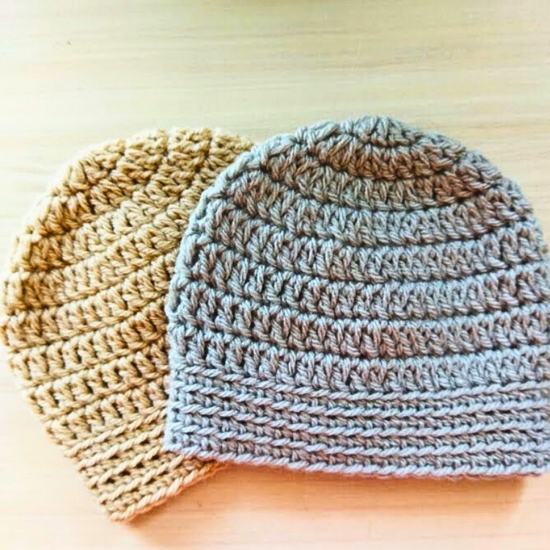 How To Crochet An Easy And Adorable Baby Hat For Newborns (Step-by-step Tutorial)