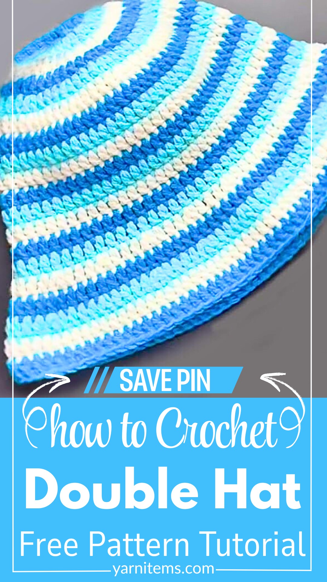 How to Crochet an Easy Double Crochet Hat with Customizable Sizes