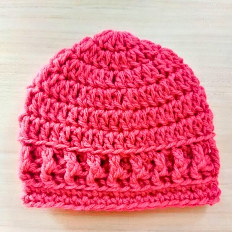 How to Crochet an Elegant and Practical Preemie Hat in Less Than 30 Minutes